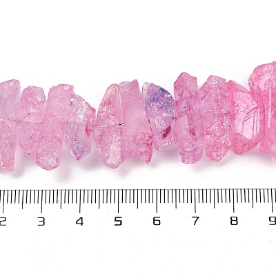 Natural Crackle Quartz Beads Strands G-R012-B06-04-1