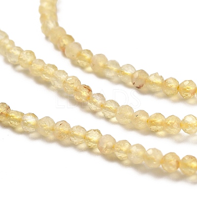 Heated Natural Citrine Beads Strands X-G-Z074-A03-01-1