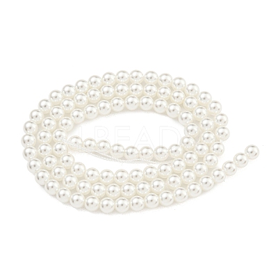 Glass Pearl Beads Strands HY-G002-01B-01-1
