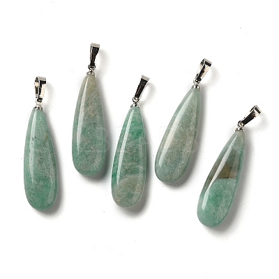 Natural Amazonite Pendants G-Q192-07P-04-1
