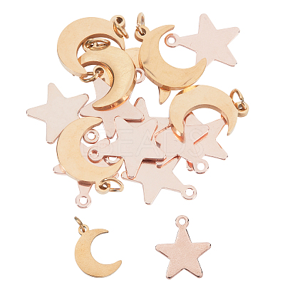 304 Stainless Steel Pendants STAS-UN0014-73-1