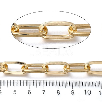 Aluminium Paperclip Chains CHA-F004-04G-1