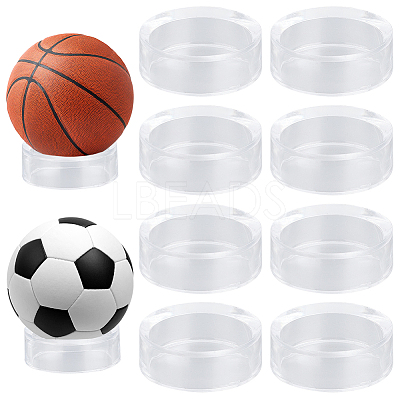Acrylic Column Necklaces Display Stands ODIS-WH20003-03-1
