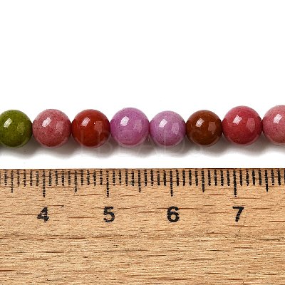 Dyed Natural Malaysia Jade Beads Strands G-G021-02A-17-1