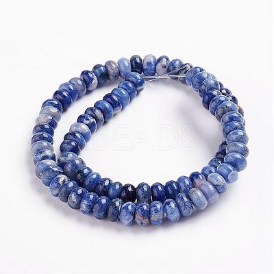 Natural Sodalite Beads Strands G-J359-07-5x8mm-1