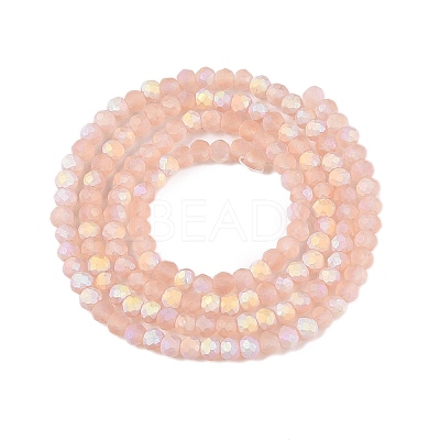 Transparent Glass Beads Strands EGLA-A044-T1mm-MB21-1
