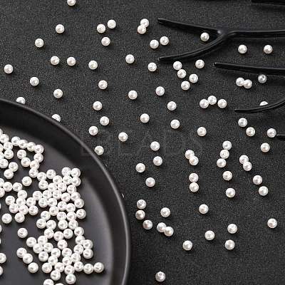 Imitation Pearl Acrylic Beads PL607-1-1