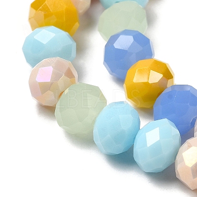 Glass Beads Strands EGLA-A034-M8mm-62-1