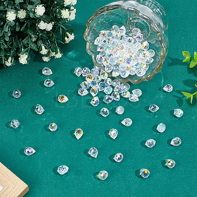 120Pcs Electroplate Glass Beads EGLA-HY0001-12-1