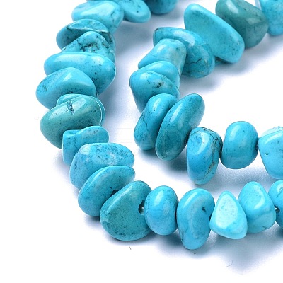 Natural Magnesite Beads Strands TURQ-P001-02A-02-1