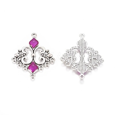 Alloy Enamel Chandelier Component Links ENAM-EA9734Y-5-1
