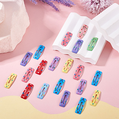 Iron Enamel Snap Hair Clips PHAR-TADJ0001-06B-1