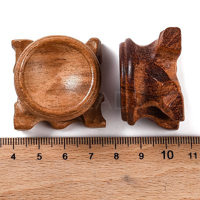 Wood Crystal Ball Display Bases WOOD-A023-03-1