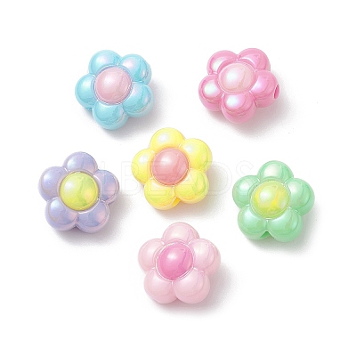 UV Plating Acrylic Beads PACR-R249-07-1