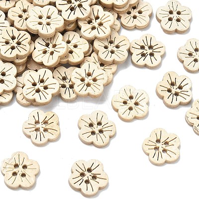 Art Buttons in Round Shape with 4-Hole for Kids NNA0YYR-1