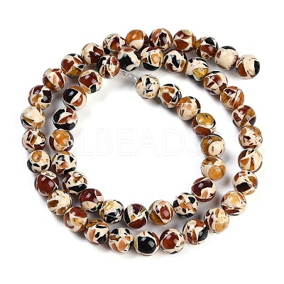 Sythetic Amber Beads Strands G-M199-02A-1
