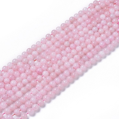 Natural Rose Quartz Beads Strands G-F591-04-10mm-1
