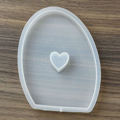 Easter Egg with Heart Shape Candle Holder Silicone Molds LS-SIL-Z019-01B-1