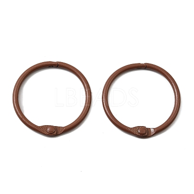 Spray Painted Iron Hinged Binder Rings IFIN-P040-01A-1