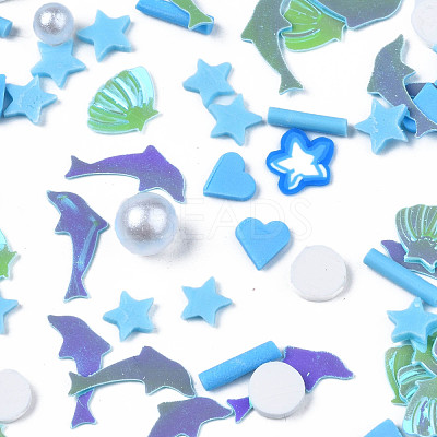 Handmade Polymer Clay Sprinkles Mix X-CLAY-N006-87-1