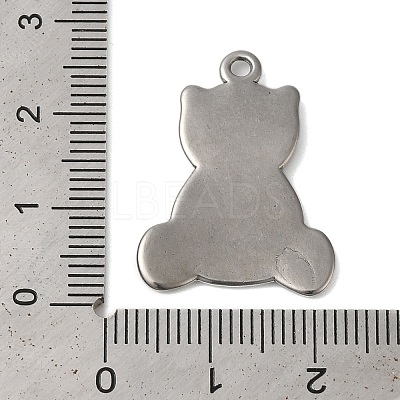Non-Tarnish 304 Stainless Steel Pendants STAS-N103-20P-1