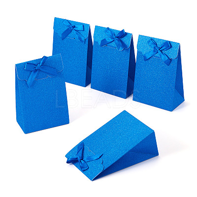 Rectangle Glitter Paper Gift Bags CARB-TAC0002-05C-1