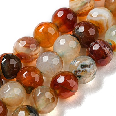 Natural Agate Beads Strands G-C082-A01-19-1