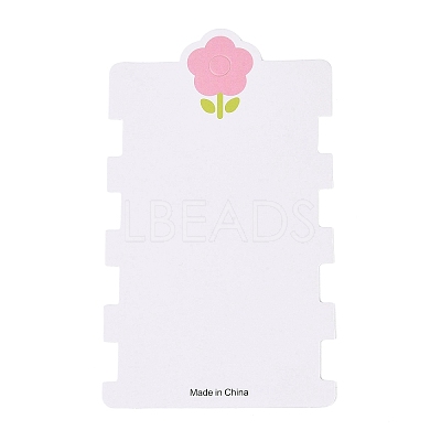 Cardboard Paper Jewelry Display Cards for Hair Ties Storage CDIS-N004-03-1