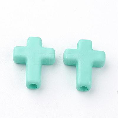 Opaque Acrylic Beads SACR-S295-10-1