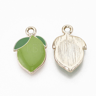 Alloy Enamel Pendants ENAM-N048-009B-1