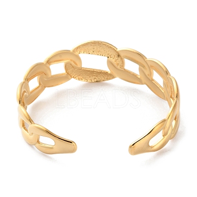 304 Stainless Steel Cuff Bangles for Women LS-BJEW-K263-05G-15-1