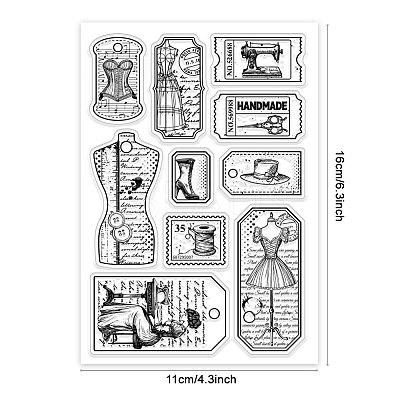 Custom PVC Plastic Clear Stamps DIY-WH0448-0776-1