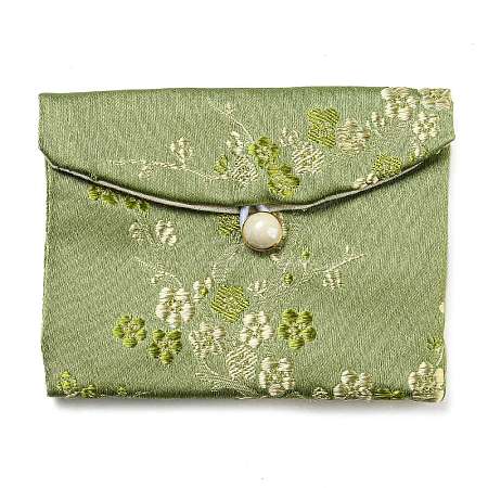Chinese Style Floral Cloth Jewelry Storage Pouches AJEW-D065-01B-07-1