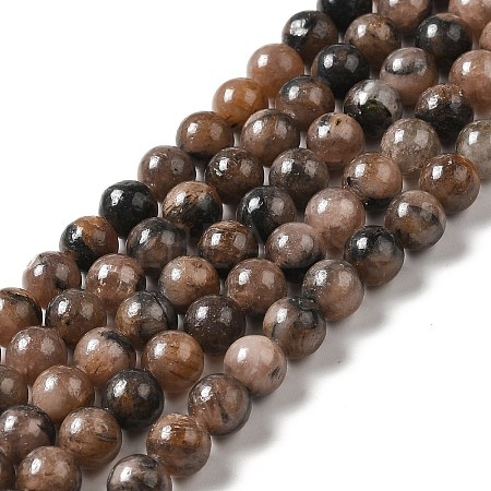 Natural Chiastolite Beads Strands G-F729-02B-1