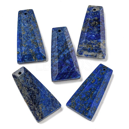Dyed Natural Lapis Lazuli Pendants G-G123-02E-1