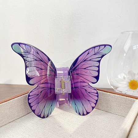 Acrylic Claw Hair Clips PW-WGBB546-01-1