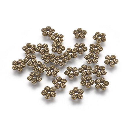 Tibetan Style Alloy Spacer Beads MLF10889Y-NF-1