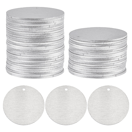 30Pcs Aluminum Pendants FIND-SC0009-99-1