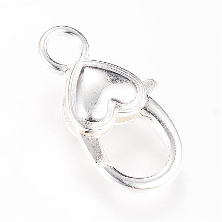 Alloy Lobster Claw Clasps KK-S302-02-1