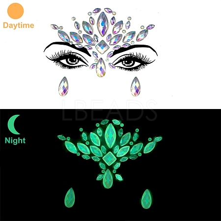 Luminous Glow in the Dark Removable Temporary Water Proof Tattoos Paper Stickers PW-WGF5E01-01-1