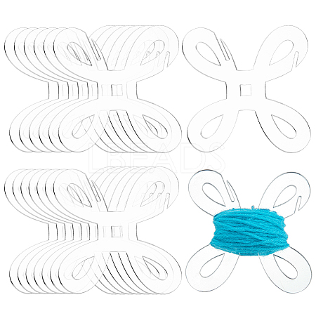 Acrylic Thread Winding Boards AJEW-WH0661-17-1