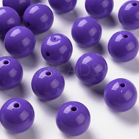 Opaque Acrylic Beads MACR-S370-C20mm-31-1