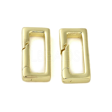 Brass Spring Gate Rings KK-B089-11G-1