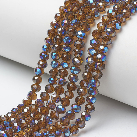 Electroplate Glass Beads Strands EGLA-A034-T2mm-I05-1