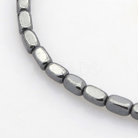 Electroplate Non-magnetic Synthetic Hematite Beads Strands G-J213D-02-1