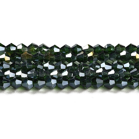 Transparent Electroplate Glass Beads Strands LS-EGLA-A039-T2mm-B25-1