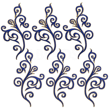Ethnic Style Flower Pattern Computerized Embroidery Appliques PATC-WH20017-21D-1