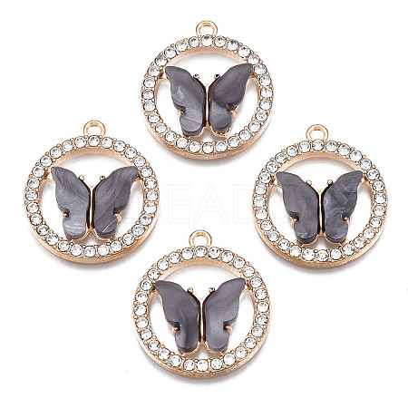 Alloy Rhinestone Pendants LS-X1-PALLOY-S183-001A-RS-1