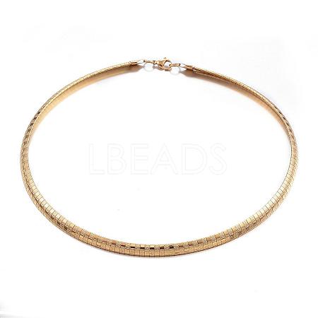 304 Stainless Steel Necklaces NJEW-E080-04G-1