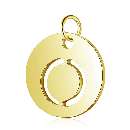 304 Stainless Steel Charms STAS-S105-T514G-O-1